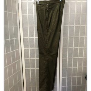 Bebe, women, pant, green, parties, size 8.: